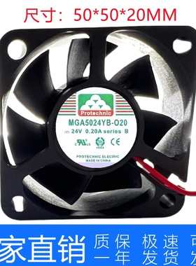 永立Protechnic MGA5024YB-O20 5020 5CM 24V 0.20A 变频器风扇