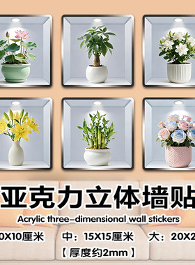 【可定制】装饰墙贴防水亚克力