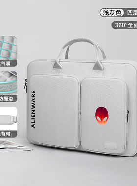 适用于新款外星人X15 X17R1电脑包防水防震 m15m17游戏笔记本包15.6 17.3英寸手提袋m18R1单肩背包防摔18