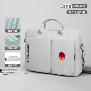 适用于新款 X17R1电脑包防水防震 m15m17游戏笔记本包15.6 17.3英寸手提袋m18R1单肩背包防摔18 外星人X15