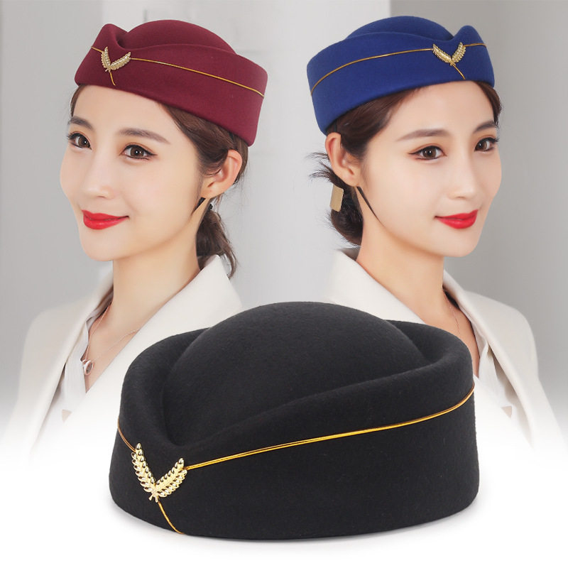 舞蹈礼帽贝雷帽空姐乘务员乐队春