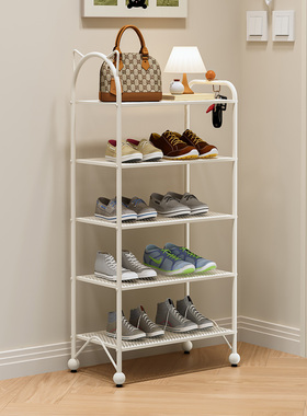 小猫鞋架家用门口多层入户室内好看鞋架子创意大容量鞋子收纳神器