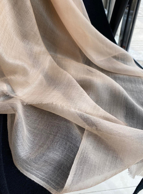 外贸原单LP防晒戒指绒空调房披肩超薄款100%山羊绒方巾披肩女