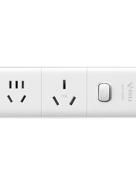 公牛大功率插线板16A4000W
