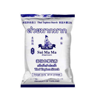 水妈妈木薯粉500g木薯淀粉芋圆粉勾芡食用生粉珍珠圆子烘焙家用