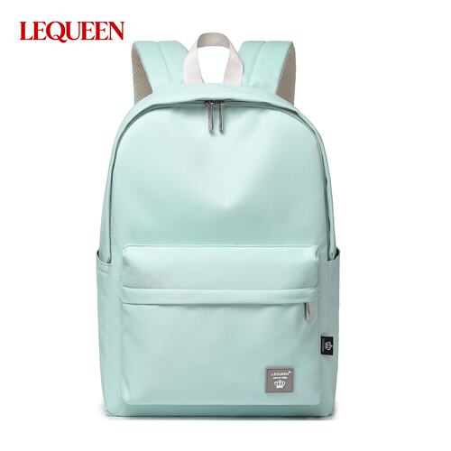 韩国LEQUEEN双肩包女新款初中生背包大学生电脑包女生高中生书包