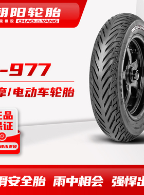 朝阳防滑安全胎电动车/电摩托 3.00-10 14×2.50 H-977真空轮胎ll