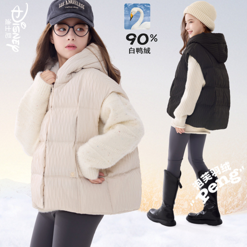 女童马甲外穿秋冬新款2025儿童羽