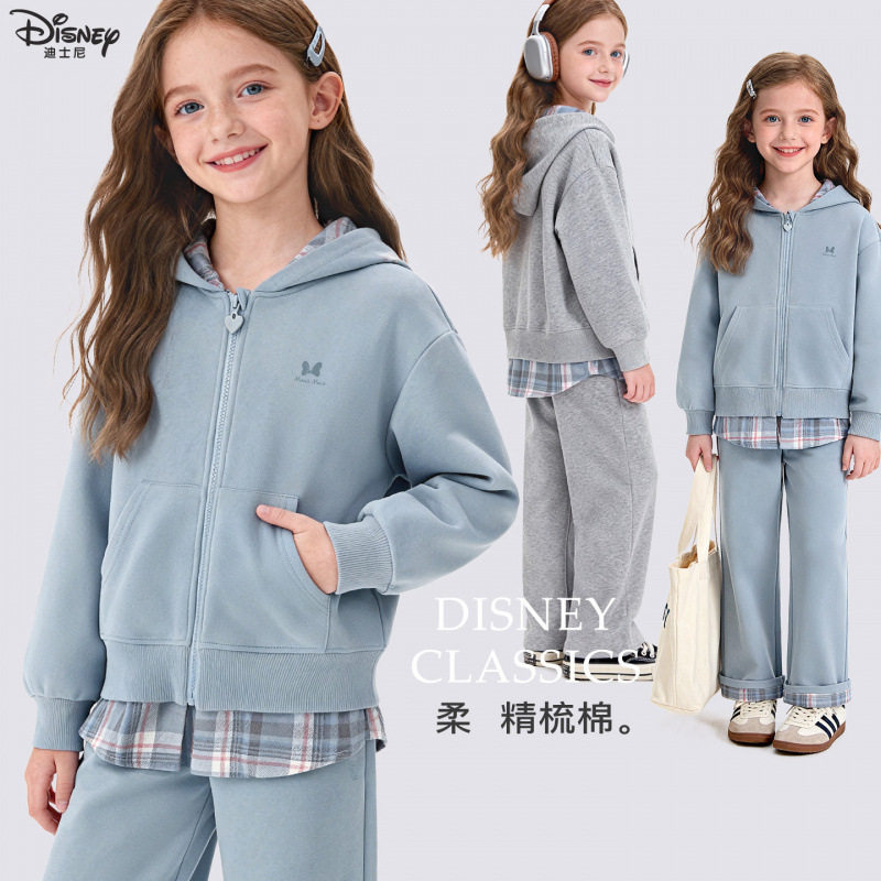 女童休闲套装春秋2026新款儿童连帽外套直筒裤两件套秋青少年童装,童装/婴儿装/亲子装,套装,淘宝优惠券,粉丝福利购,淘宝优惠卷