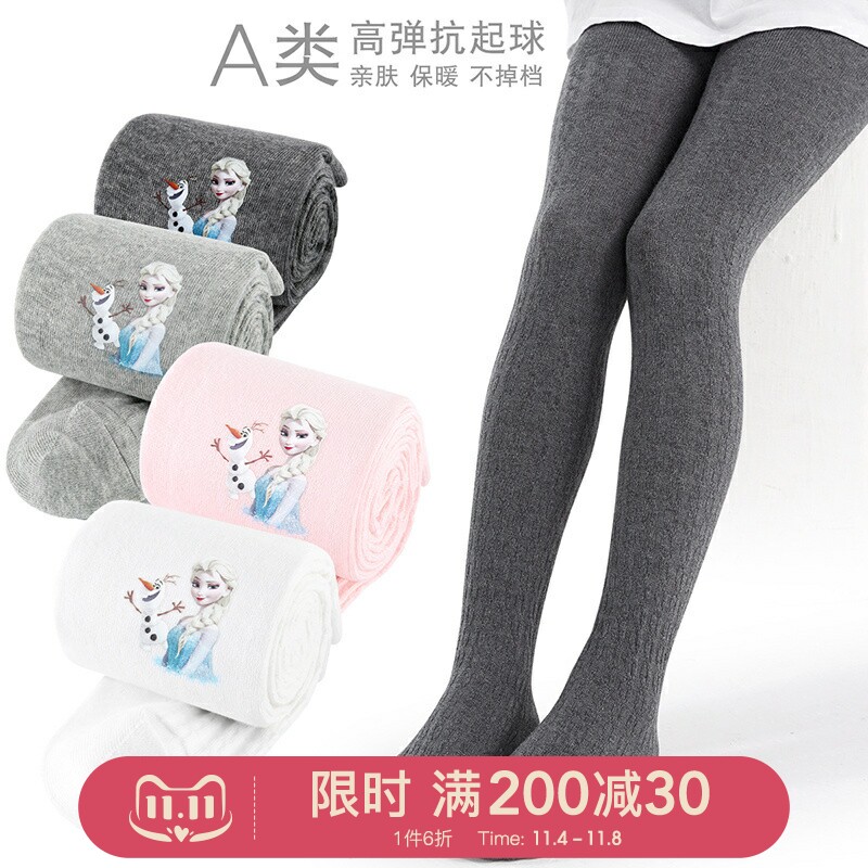 迪士尼女童连裤袜春秋冰雪奇缘女宝宝白色舞蹈袜子儿童打底袜童装使用感如何?