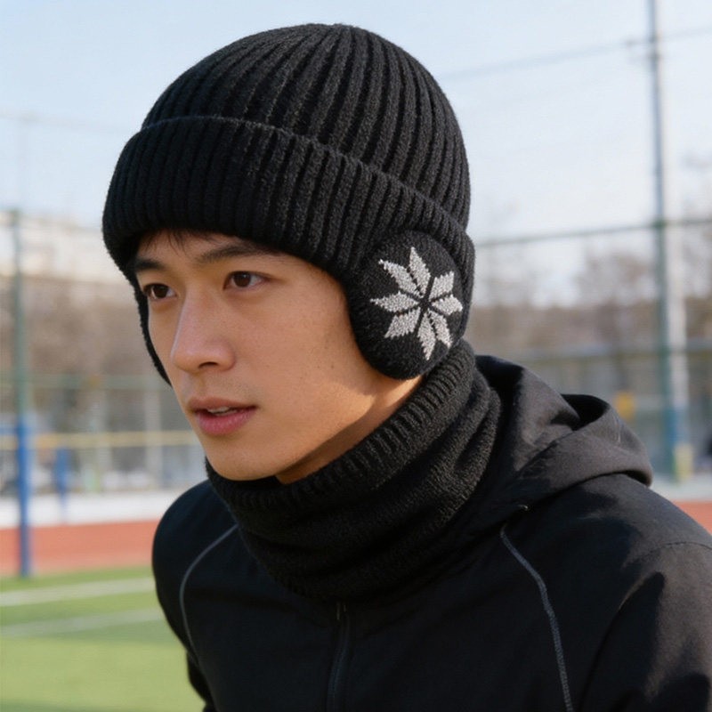 护耳帽子男士冬季骑行电动车保暖防寒大头围针织包头加厚加绒冷帽,服饰配件/皮带/帽子/围巾,帽子,淘宝优惠券,粉丝福利购,淘宝优惠卷