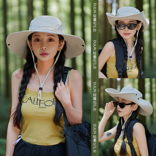 渔夫帽女西部牛仔帽防晒帽