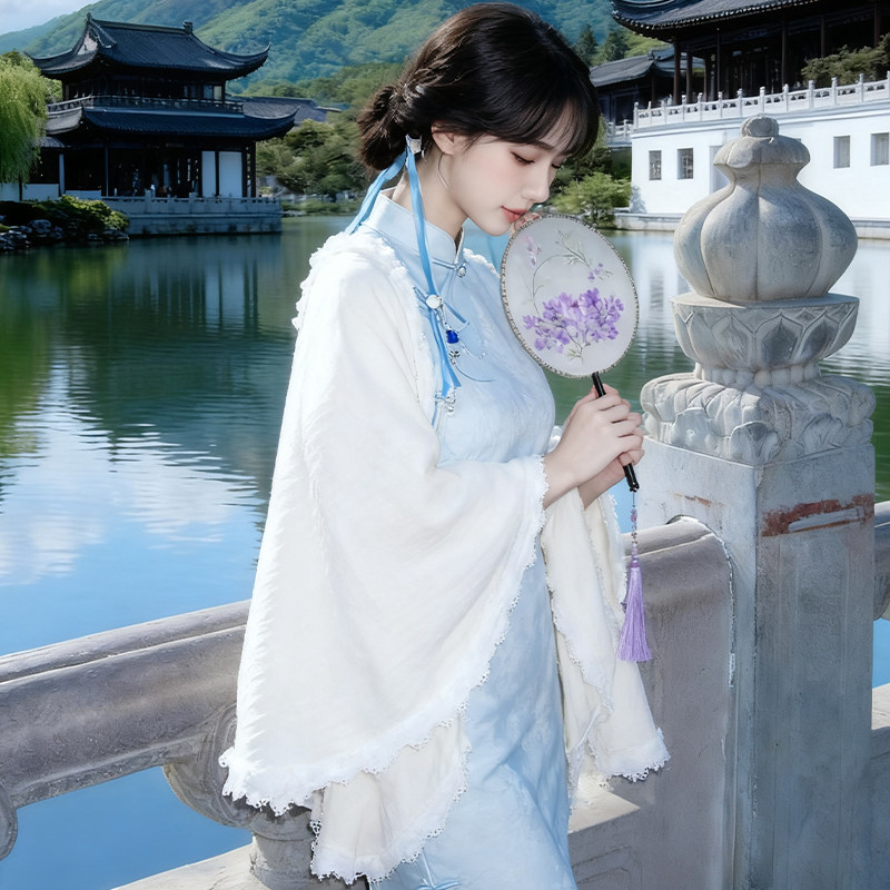 【新中式】旗袍开衫披肩