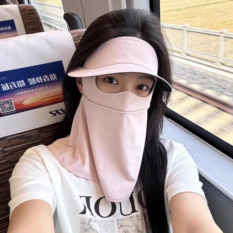2026新款防晒面罩女士户外骑行驾驶护颈帽子一体遮阳防紫外线口罩,服饰配件/皮带/帽子/围巾,防晒面纱/面罩,淘宝优惠券,粉丝福利购,淘宝优惠卷