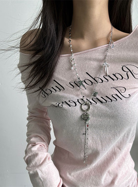 【y2k辣妹风】甜酷钥匙吊坠项链