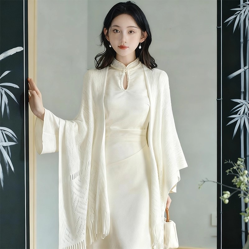 【旗袍外搭】流苏披肩