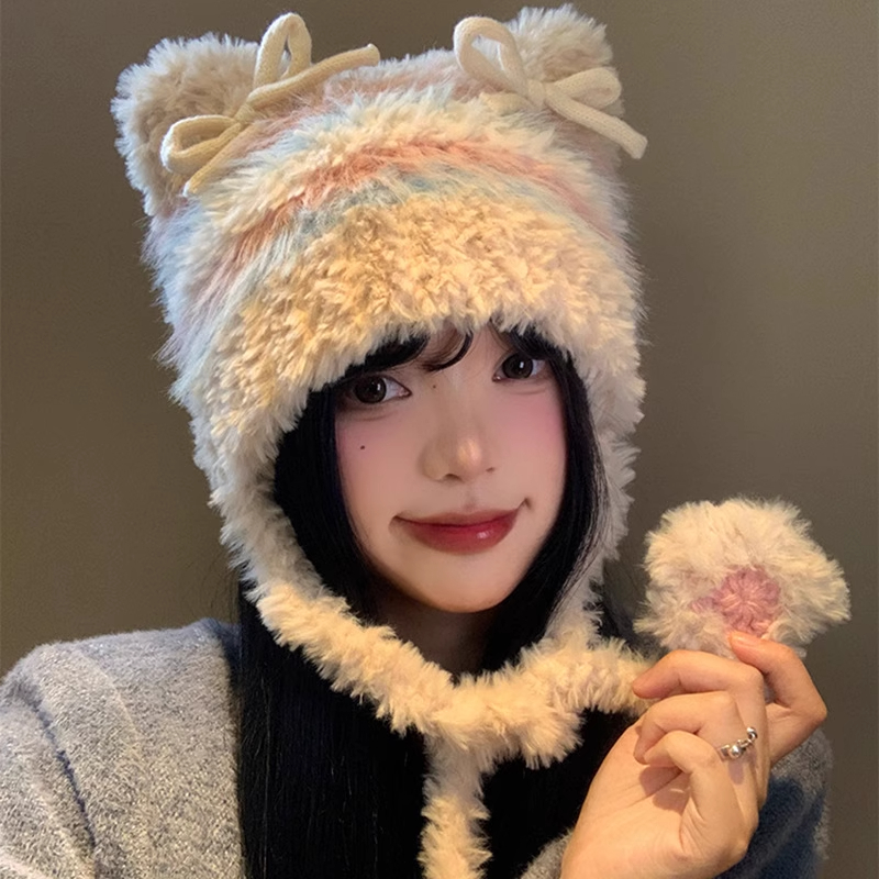 【chao好看猫耳帽】毛绒针织