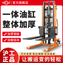 沪工手动叉车液压铲车堆高车1吨3吨半电动叉车2吨手推升降搬运车