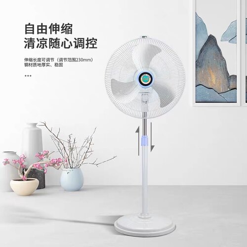 梁田 电风扇落地扇家用立式办公室机械落地风扇120W大功率FT-45D