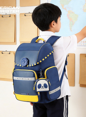 美旅放心书包女1-6年级小学生背包男轻便大容量包NG4