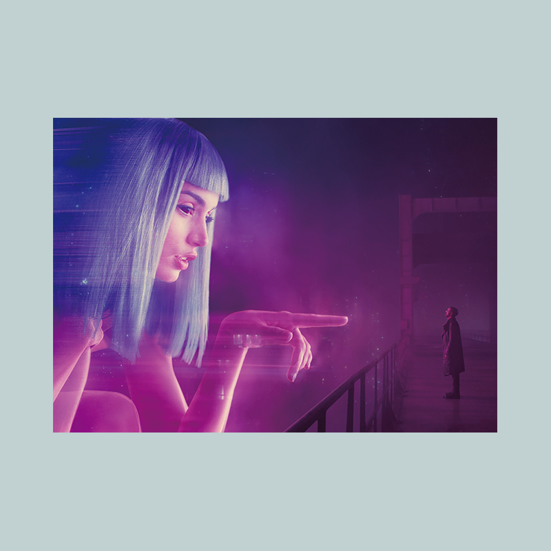 银翼杀手2049科幻电影海报 房间装饰画画芯卧室桌面背景墙贴