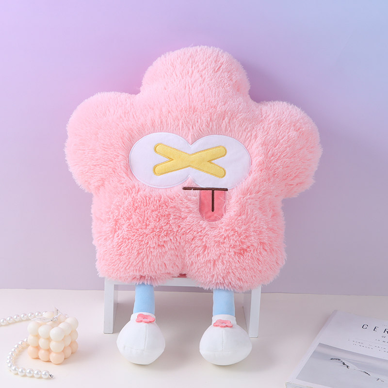 熙美诚品公仔甜心怪组合粉色怪兽玩偶卡通可爱毛绒陪睡抱枕正版