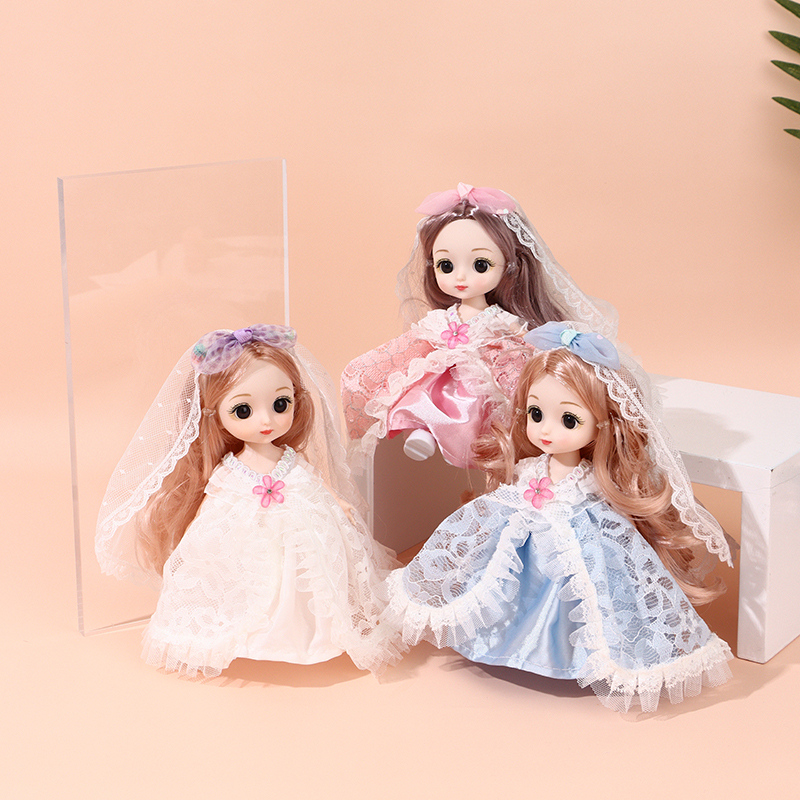 熙美诚品钥匙扣头纱系列钥匙扣娃娃15cm可爱玩偶书包挂件情侣挂饰