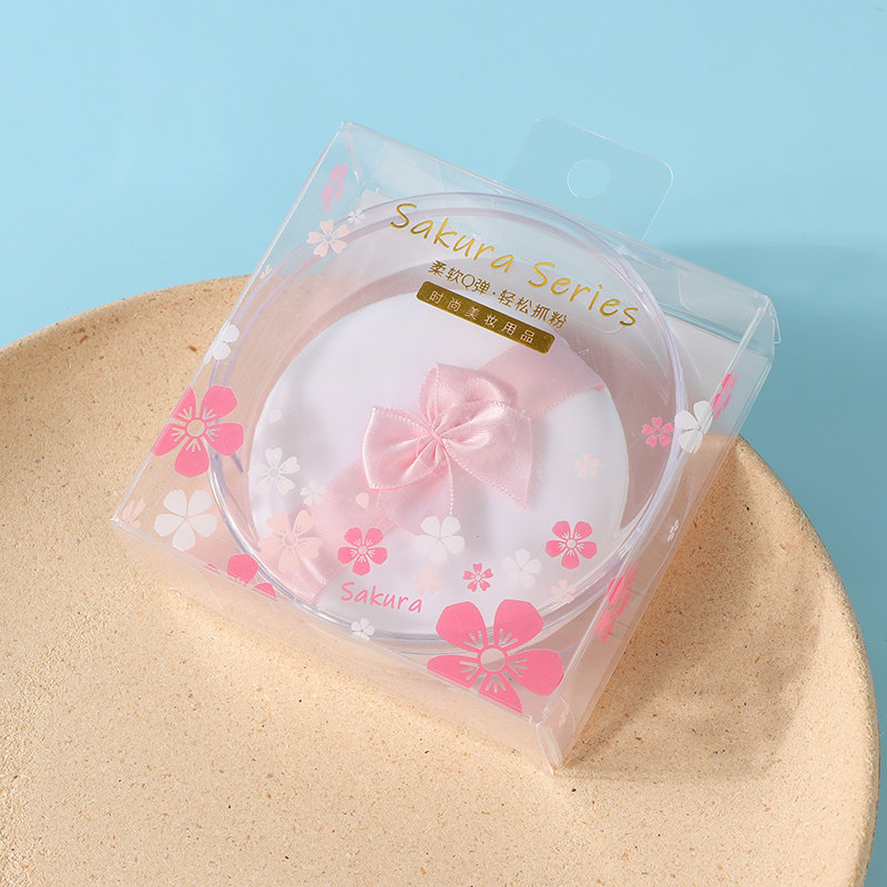 熙美诚品粉扑樱花散粉扑超细腻记忆棉干湿两用气垫粉扑粉饼粉扑