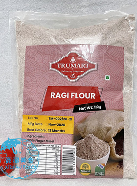 INDIAN FOOD 印度食品 RAGI FLOUR 拉吉面粉 1KG