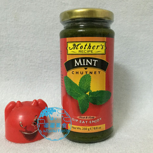 INDIAN FOOD 印度食品 MOTHER'S MINT CHUTNEY 薄荷酱 250克