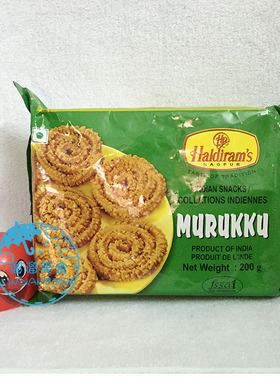 INDIAN FOOD 印度食品 零食 BABY MURUKKU 小吃 香脆酥 手指条