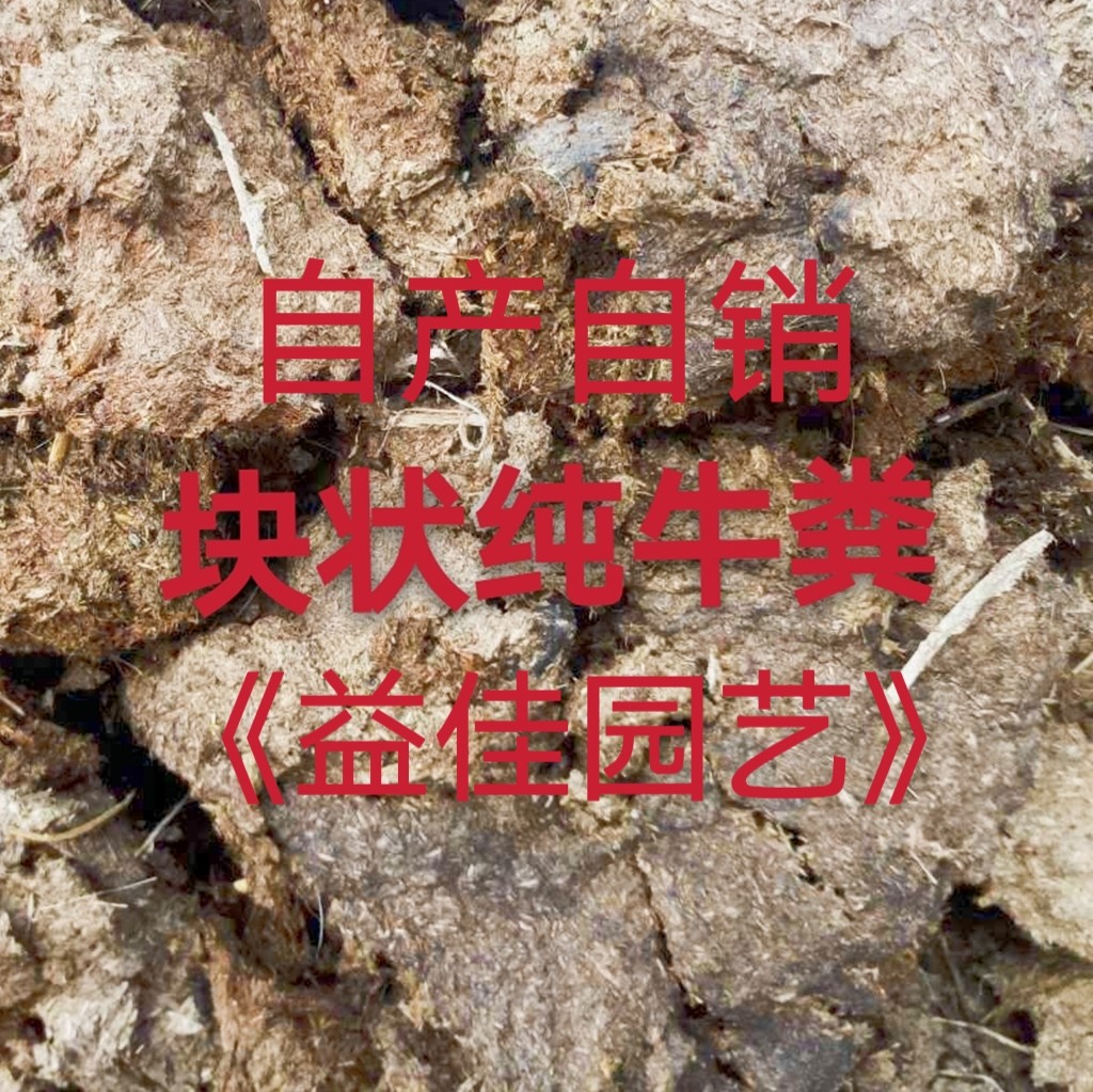 1包邮块状纯牛粪新型草木灰农家肥种花种菜发酵羊粪有机肥料纯