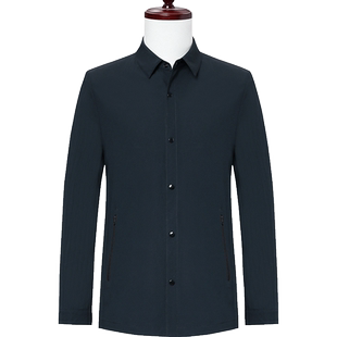 红都男装长袖衬衫春季新款商务休闲职业正装男衬衣