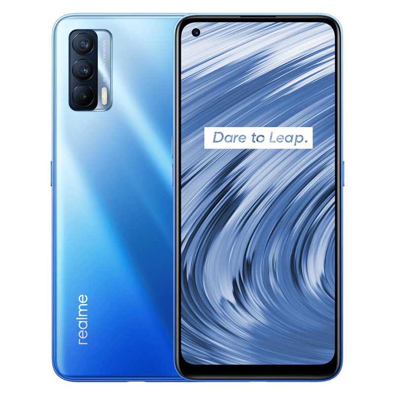 【2021年新品】realme 真我V15 6400万像素 50W智慧闪充 仅176g 镜湖蓝 6GB+128GB 双5g游戏手机