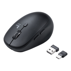 日本SANWA无线鼠标三模蓝牙/Type-C/USB充电适用ipad平板安卓IOS