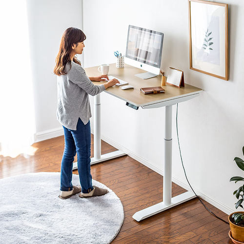 山业电动升降桌双电机升降稳定