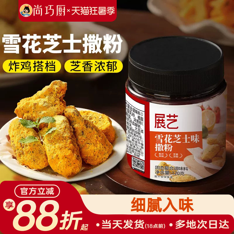 展艺雪花芝士撒粉炸鸡芝士粉撒料