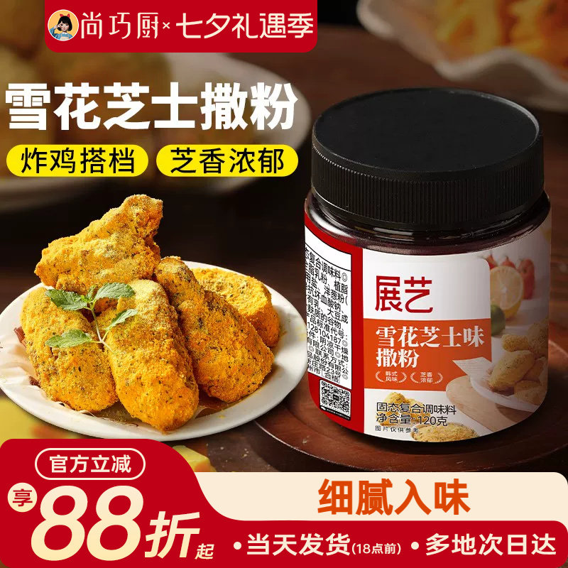 展艺雪花芝士撒粉炸鸡芝士粉撒料