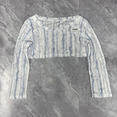 9.19羊城gs 甜辣纯欲风女镂空针织衫上衣