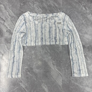 9.19羊城gs 甜辣纯欲风女镂空针织衫上衣