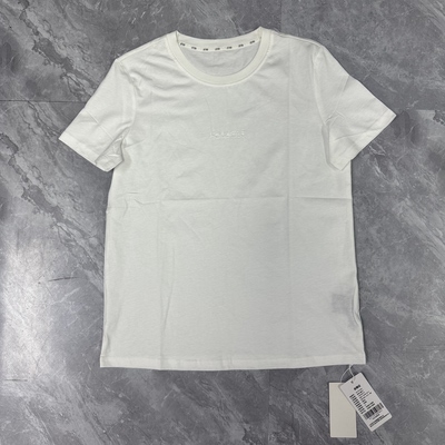 3.18烈… 100纯棉 春夏精梳棉简约字母刺绣圆领短袖T恤