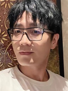 王铮亮同款黑框个性方形眼镜男潮高级感大脸眼镜框防蓝光近视平光