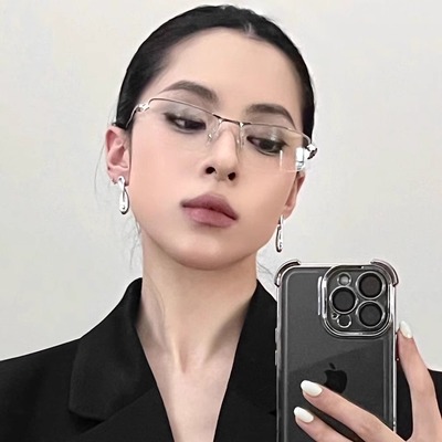 other男女半框合金休闲