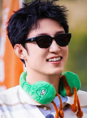 黄景瑜同款时尚百搭墨镜男款高级感复古方框大脸防紫外线太阳眼镜