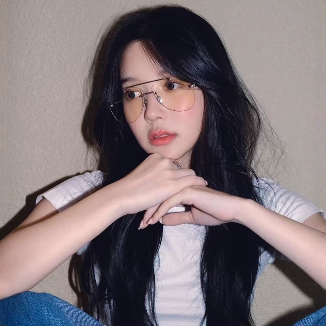复古美式双梁蛤蟆镜无边大框墨镜女飞行员太阳眼镜男超轻显白显瘦