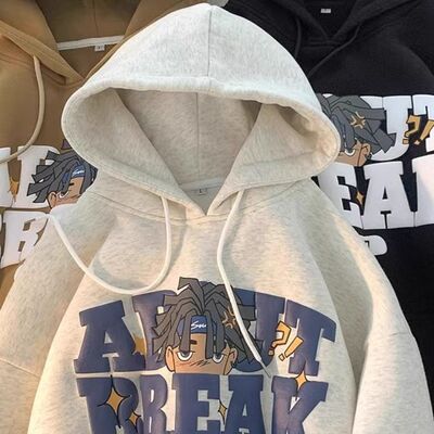 男童加绒卫衣秋冬款2025新款纯棉儿童韩版外套男孩痞帅风洋气炸街