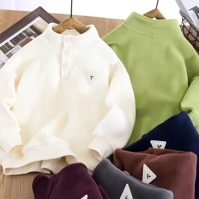 男童摇粒绒卫衣春秋2025