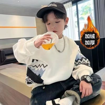 男童加绒卫衣春秋冬款202