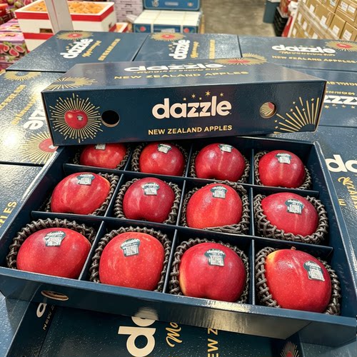 新西兰进口Dazzle丹烁苹果礼盒装