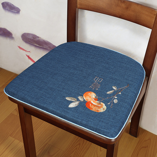 中式沙发坐垫实木沙发圈椅管帽椅垫加厚罗汉床海绵垫套罩可定制